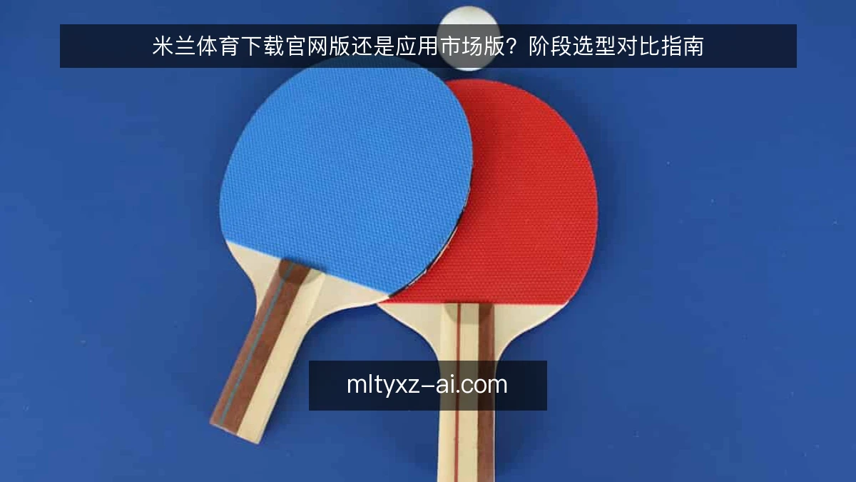 米兰体育下载官网版还是应用市场版？阶段选型对比指南
